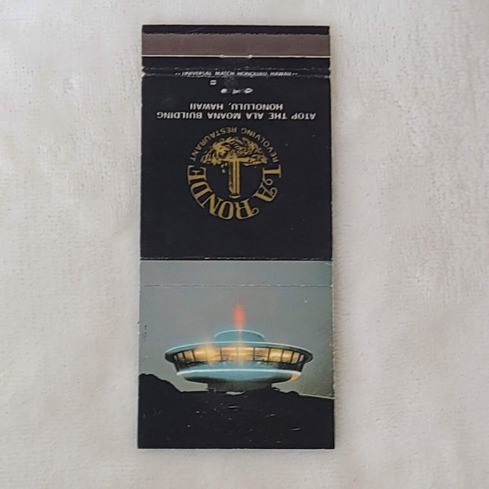 Vintage Matchbook Cover La Ronde Revolving Restaurant Honolulu Hawaii HI - Picture 4 of 5